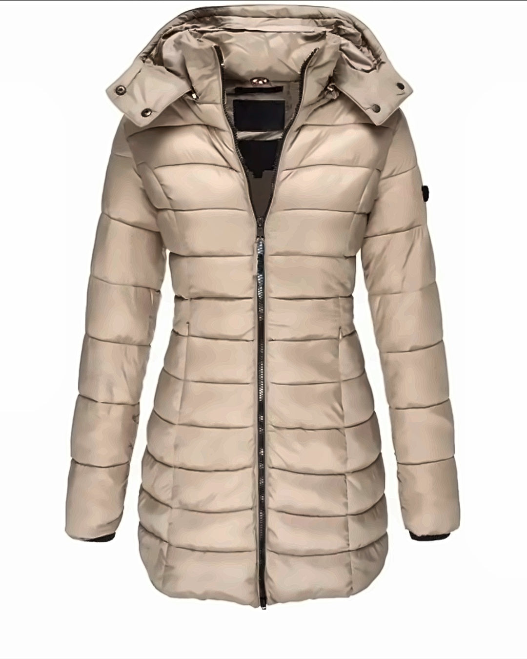 Parka matelassée à capuche Margaux — Kaki