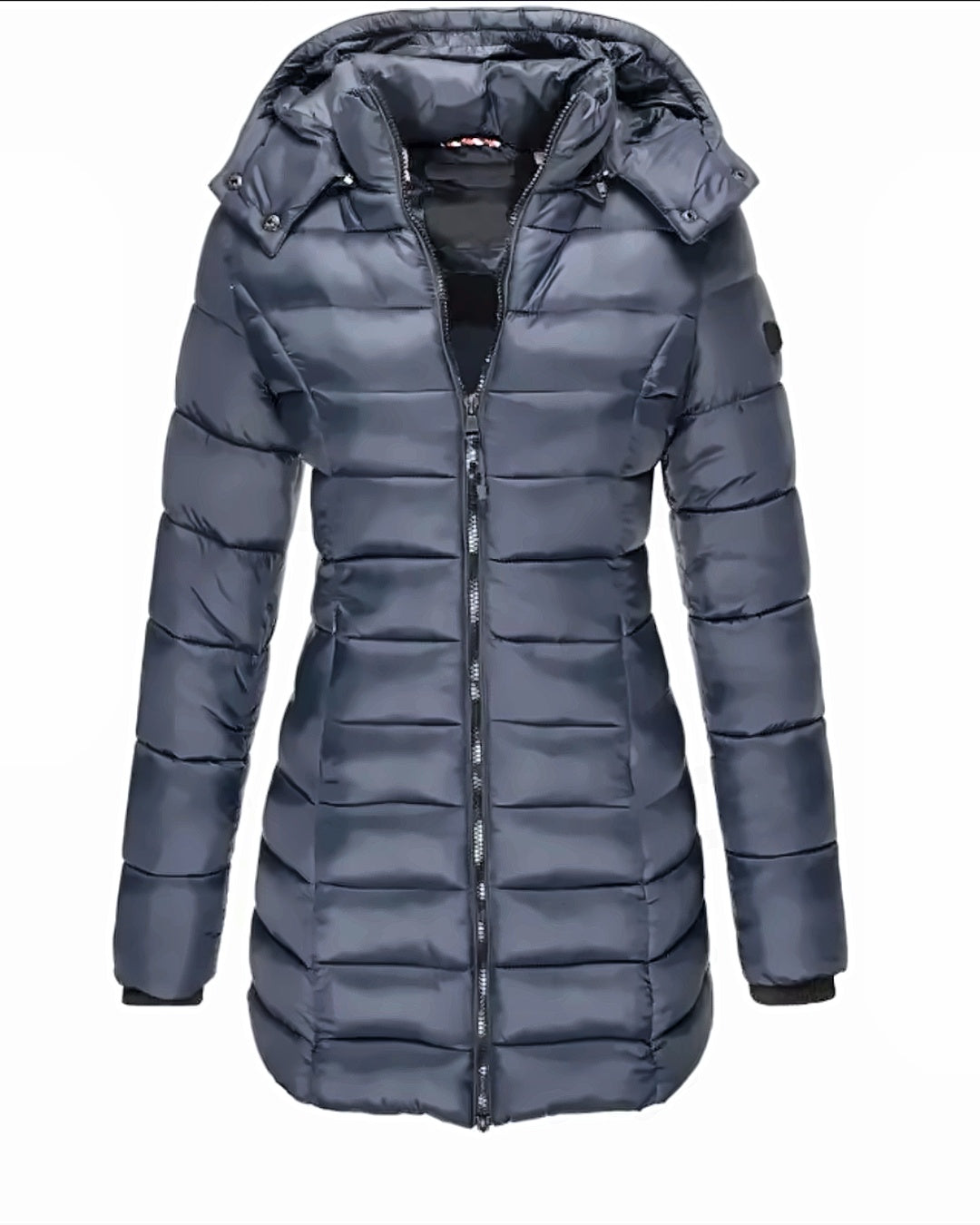 Parka matelassée à capuche Margaux — Bleu marine