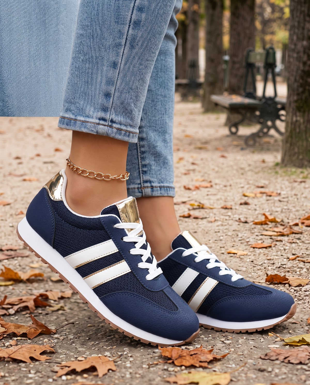 Baskets légères Aurore — bleu #Couleur_Bleu